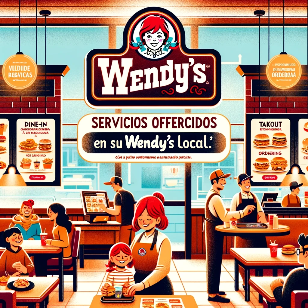 Servicios ofrecidos en su Wendy's local